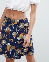 Thumbnail for your product : Traffic People Floral Print Wrap Skirt
