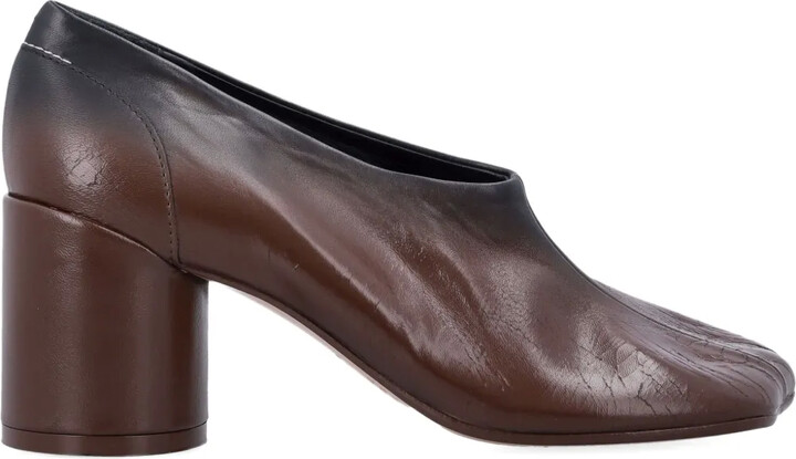 MM6 MAISON MARGIELA 70mm Anatomic leather block-heel pumps