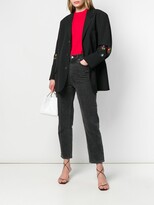 Thumbnail for your product : Yohji Yamamoto Pre-Owned 1990's Floral Embrooidered Blazer