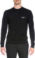 Thumbnail for your product : Givenchy Logo Patch Crewneck Sweater, Black