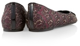 Thumbnail for your product : Chico's Purple Lace Travel Ballet Flat