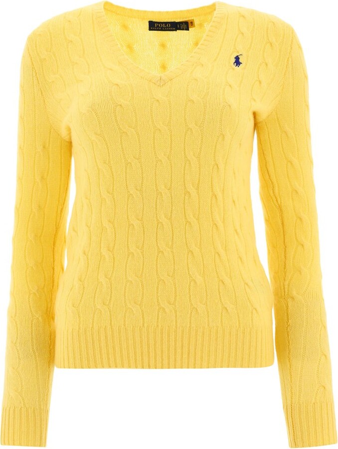 Ralph Lauren Yellow Women's Sweaters | ShopStyle