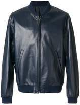 Thumbnail for your product : Prada leather bomber jacket