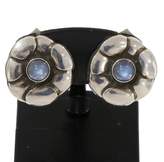 Thumbnail for your product : Georg Jensen Sterling Silver Moonstone Flower Design Clip Earrings