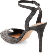 Thumbnail for your product : Steve Madden Pewter Rane Rhinestone Ankle-Strap Pumps