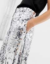 Thumbnail for your product : ASOS Edition EDITION sequin wide leg flare pant