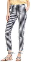 Thumbnail for your product : J.Crew Martie Gingham Stretch Cotton Pants