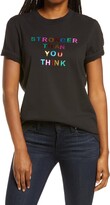 Thumbnail for your product : ban.do Stronger Than You Think Retro Graphic Tee