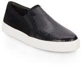 Thumbnail for your product : Via Spiga Maliah Embossed Patent Leather & Suede Slip-On Sneakers