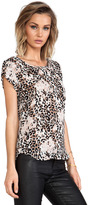Thumbnail for your product : Joie Rancher Leopard Print Silk Tee
