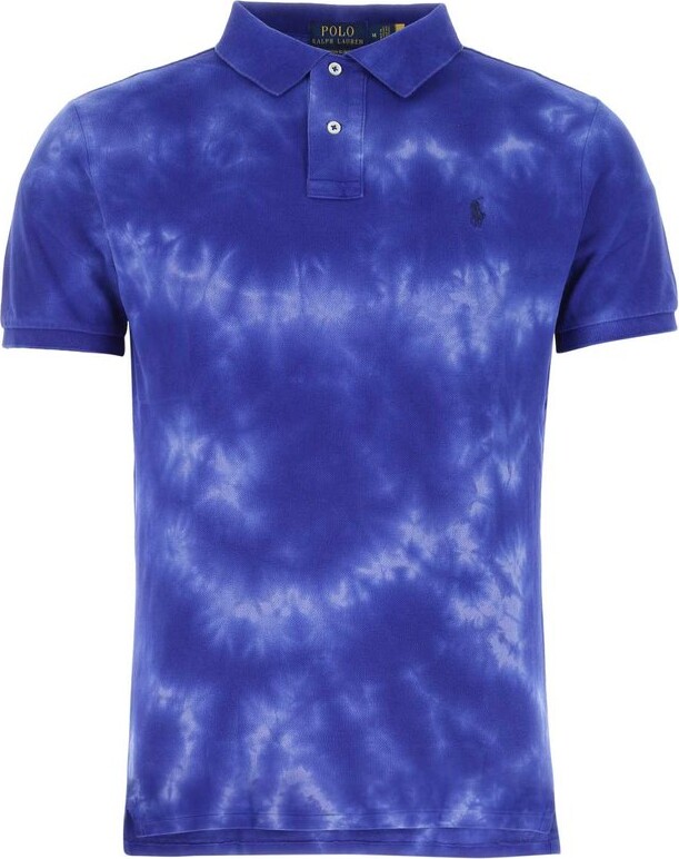 Polo Ralph Lauren Logo Embroidered Tie-Dyed Polo Shirt - ShopStyle