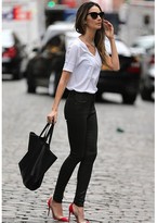 Thumbnail for your product : Citizens of Humanity Rocket High Rise Leatherette in Black As Seen On Poppy Delevingne, Lily Aldridge, Karolina Kurkova and More