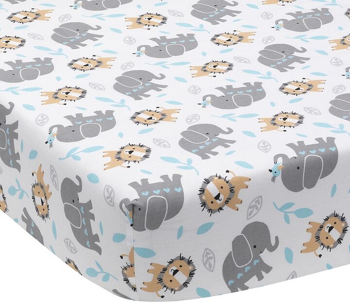 Bedtime Originals Jungle Fun Fitted Crib Sheet