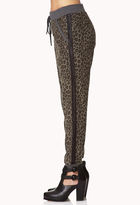 Thumbnail for your product : Forever 21 Cozy Leopard Print Sweatpants