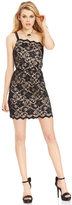 Thumbnail for your product : Teeze Me Juniors' One-Shoulder Lace Dress