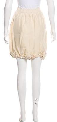 Moschino Silk Mini Skirt
