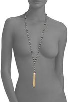 Thumbnail for your product : Punch Chain Tassel Beaded Lariat Necklace