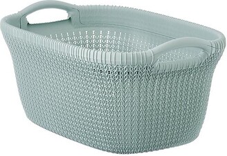 Container Store Curver Knit Laundry Basket Misty Blue - ShopStyle