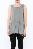 Thumbnail for your product : Free People Grey Sleeveless Tunic Top