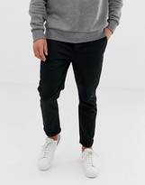 Thumbnail for your product : ASOS DESIGN tapered chinos in black