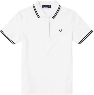 womens black fred perry polo