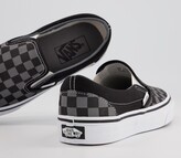 Thumbnail for your product : Vans Classic Slip On Trainers Black Pewter Check Fl21