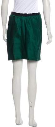 Lanvin Silk Mini Skirt