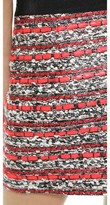 Thumbnail for your product : Milly Couture Tweed Miniskirt