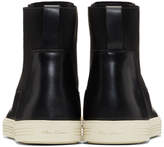 Thumbnail for your product : Rick Owens Black and Off-White Mastodon Elastic Boots