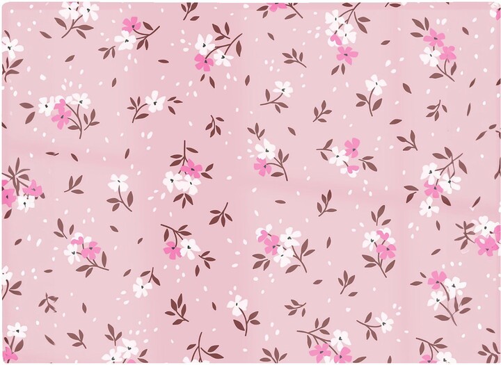 Warren Reed - Designer Pretty Pink Flower Pattern Glass Chopping Board