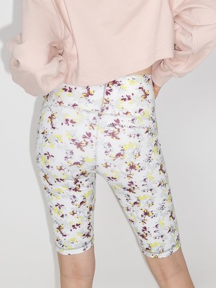 adidas by Stella McCartney TruePurpose floral-print cycling shorts