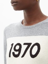 Thumbnail for your product : Bella Freud 1970-intarsia Cashmere Sweater - Grey