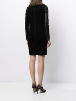 Thumbnail for your product : Céline Pre-Owned Panelled Long-Sleeved Dress