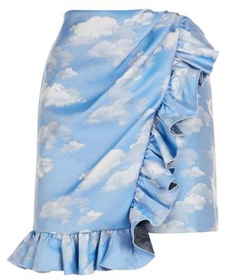 Pinko Cloud Print Mini Skirt