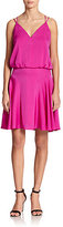 Thumbnail for your product : Milly Stretch Silk Blouson Dress