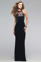 Thumbnail for your product : Faviana Elegant Jersey Evening Gown with Sequin Embellishments 7768