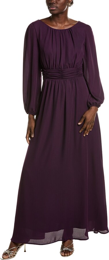 Pascale La Mode Ruched Waist Maxi Dress - ShopStyle