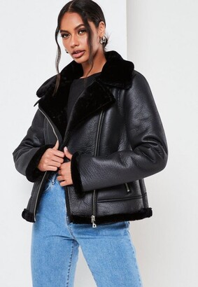 missguided aviator jacket