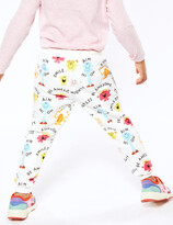Thumbnail for your product : Marks and Spencer Cotton Mr Men & Little Miss Joggers (2-7 Yrs)