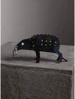 Thumbnail for your product : Burberry The Wolf - Leather Pouch, Blue