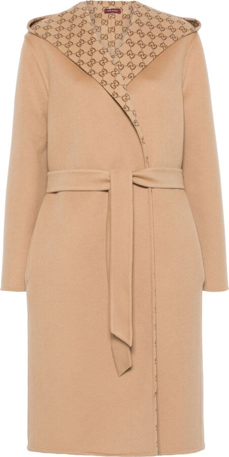 Gucci Gg Wool Reversible Coat