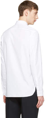 Neil Barrett White Serrated Fairisle Shirt