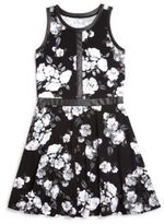Thumbnail for your product : Flowers by Zoe Girl's Rose Print Dress