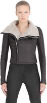 Thumbnail for your product : Rick Owens Classic Shearling Moto Jacket