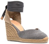 Thumbnail for your product : Castaner Tie-Ankle Wedge Sandals