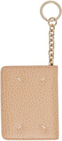 Thumbnail for your product : Maison Margiela Tan Bifold Keychain Wallet