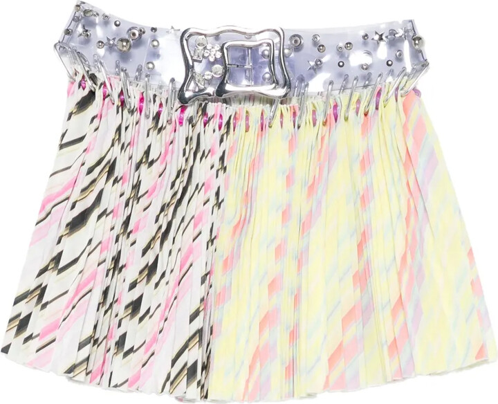 Chopova Lowena Pleated Carabiner Skirt