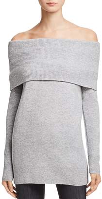 Aqua Cashmere Off-the-Shoulder Sweater - 100% Exclusive