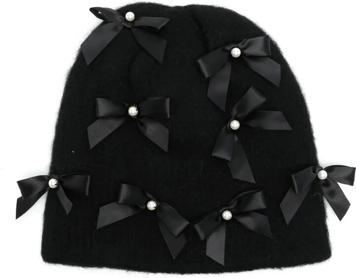 Jennifer Behr Alaina mesh-embellished beanie ShopStyle Hats