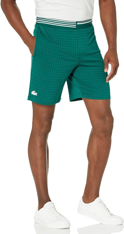 lacoste knit shorts